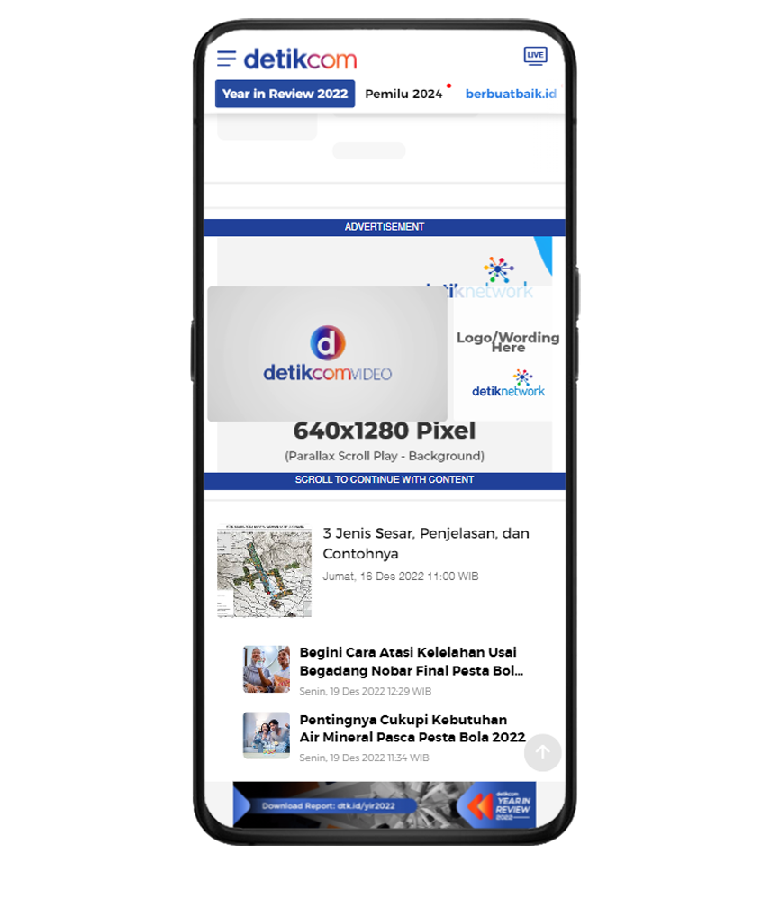 Parallax Scroll Play