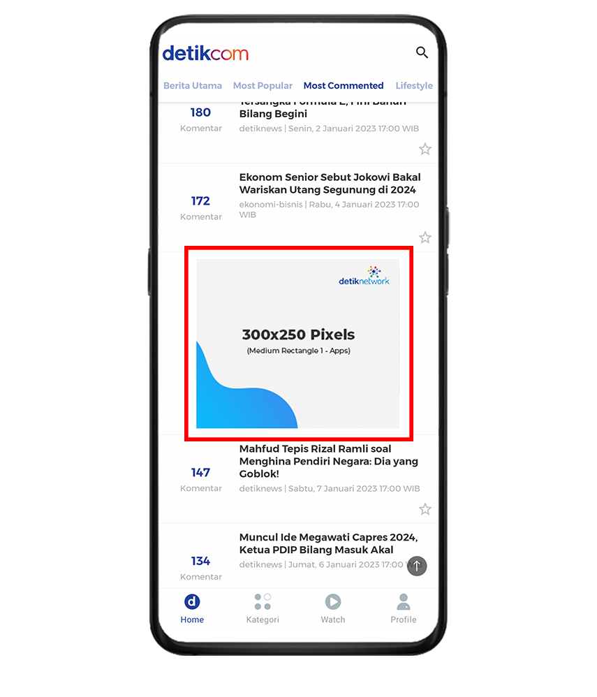 Medium Rectangle 1 - Most Commented