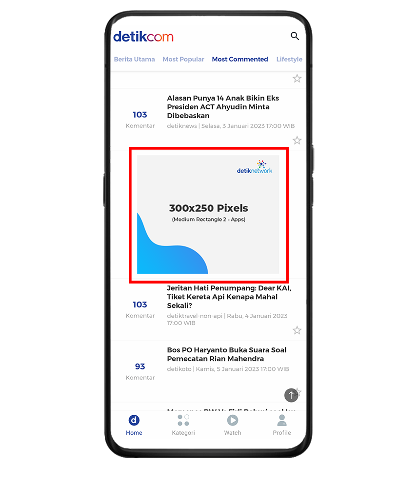 Medium Rectangle 2 - Most Commented
