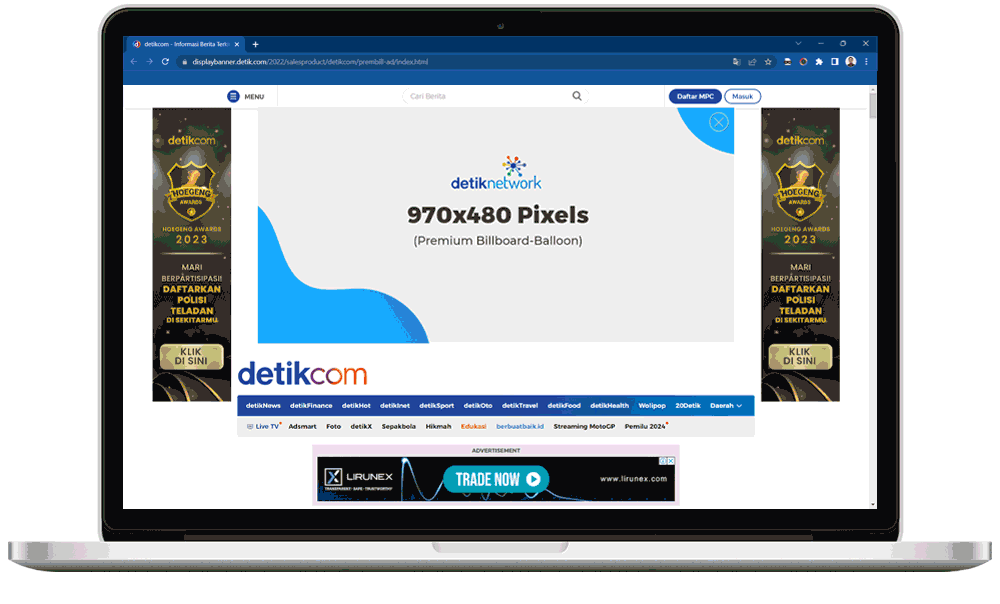 Premium Billboard Balloon Ad